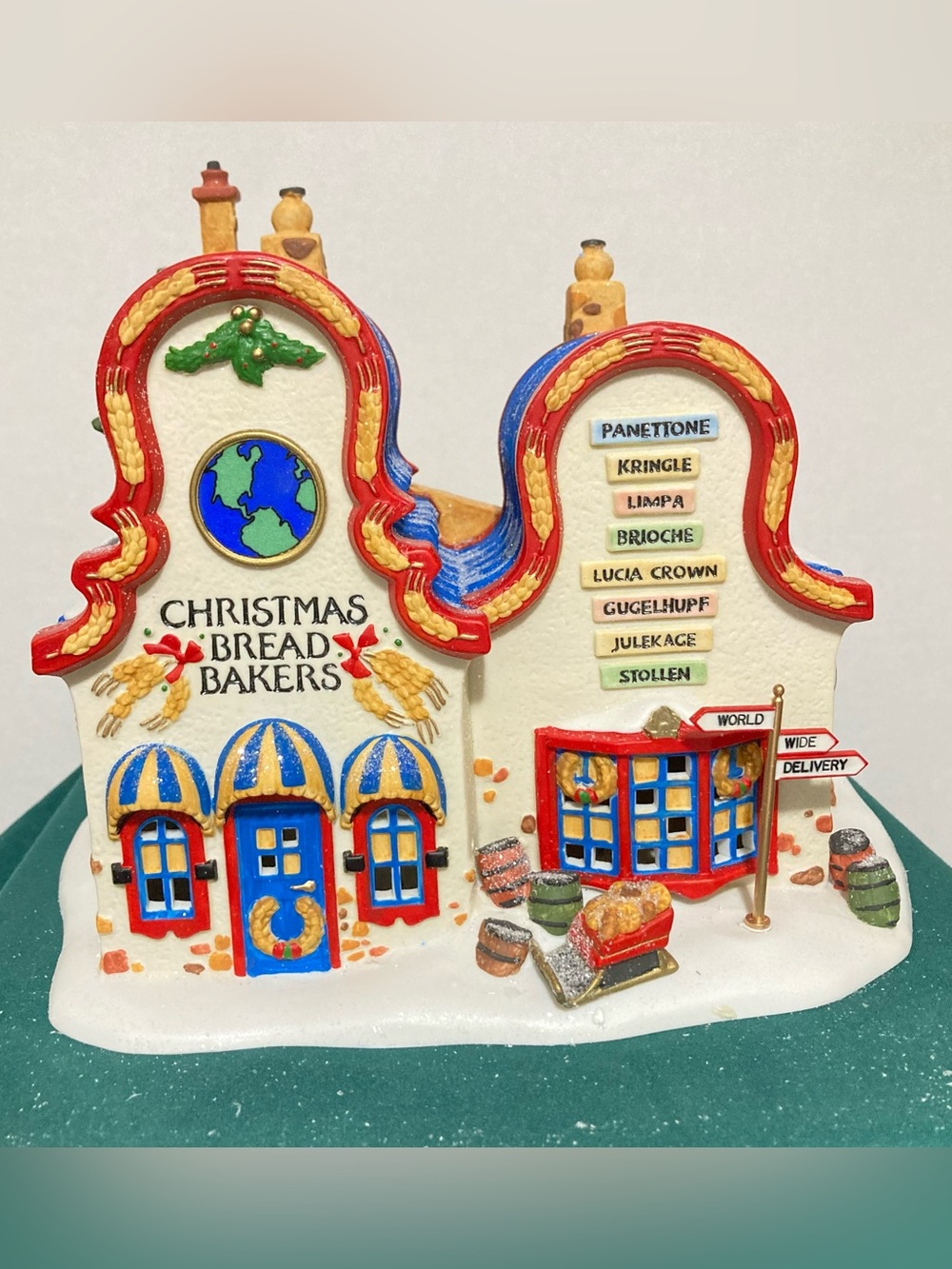 Department 56 North Pole Series “Christmas Bread Bakers” Vintage 1996